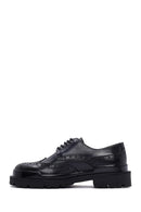 Men's Navy Blue Leather Casual Shoes | Derimod Men's Navy Blue Leather Casual Shoes | Derimod
