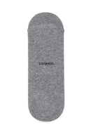 Male Gray Bamboo Ankle Socks | Derimod