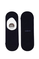 Male Navy Blue Bamboo Short Socks | Derimod