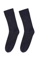 Men's Navy Blue Long Socks | Derimod