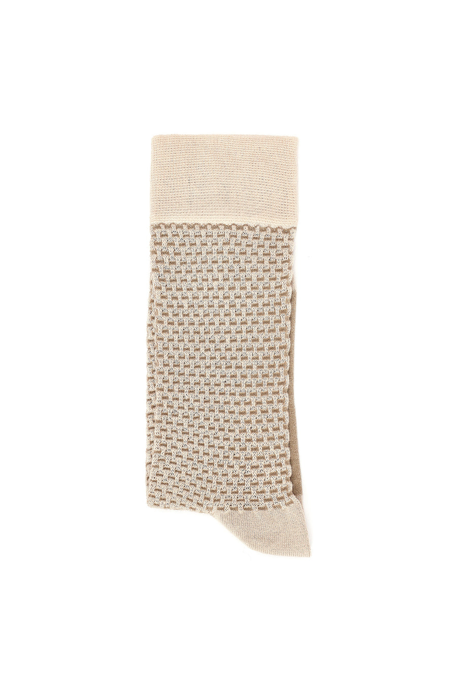 Men's Beige Long Socks
