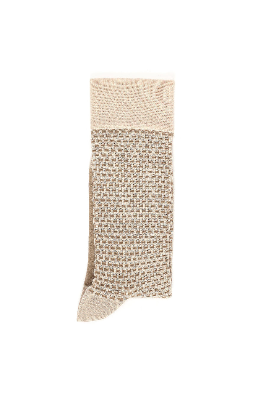 Men's Beige Long Socks