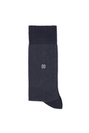 Men's Navy Blue Long Bamboo Socks | Derimod