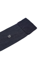 Men's Navy Blue Long Bamboo Socks | Derimod