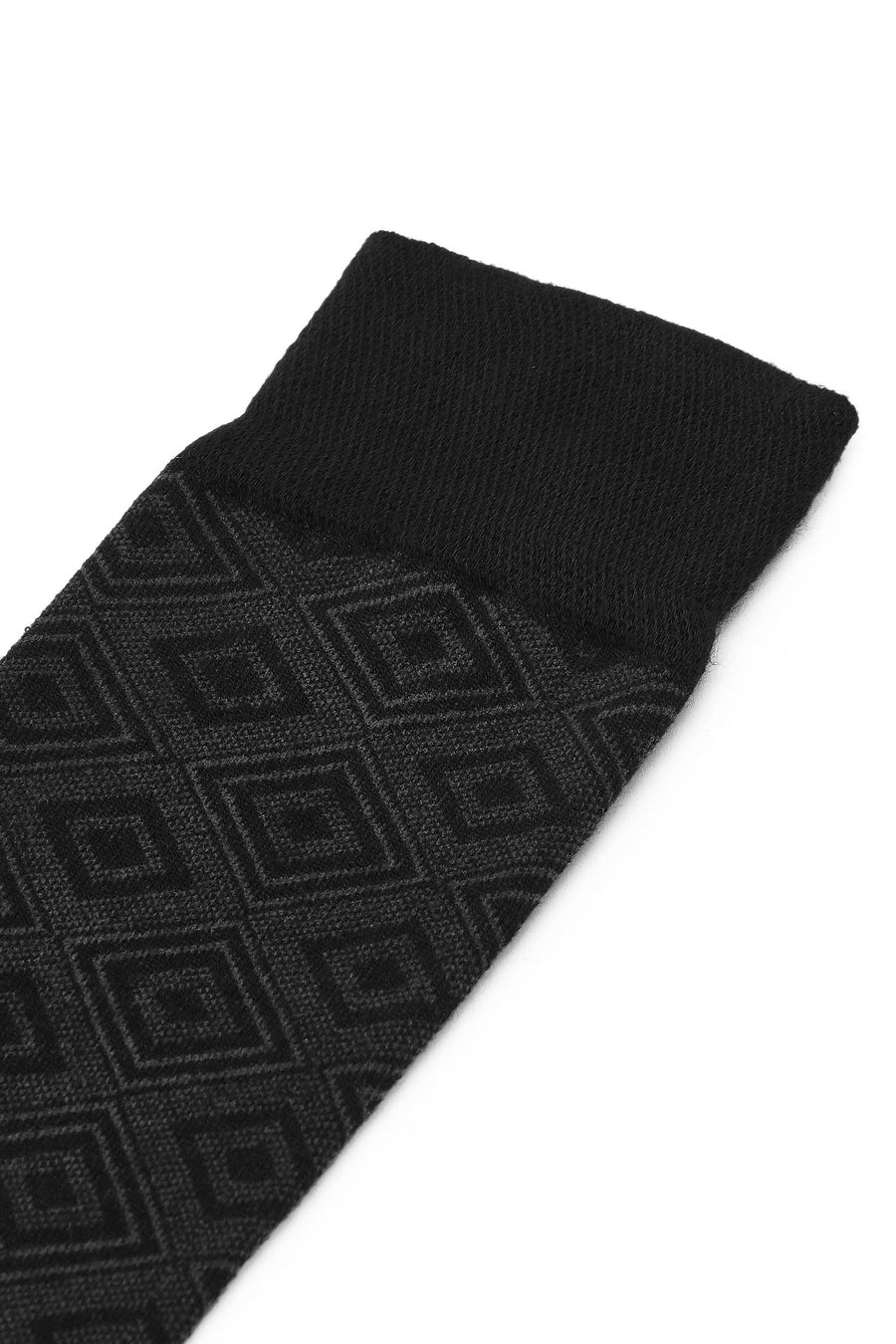 Men's Black Long Socks