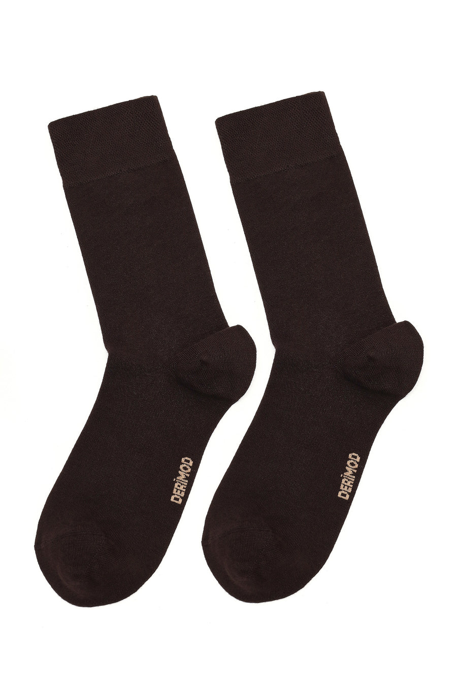 Men's Brown Bamboo Long Socks 000A2C35106F | Derimod