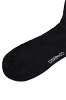 Men's Black Cotton Long Socks | Derimod