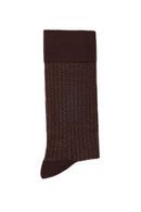 Male Brown Bamboo Socks | Derimod