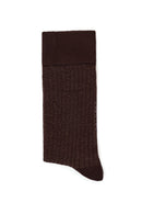 Male Brown Bamboo Socks | Derimod