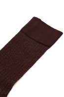Male Brown Bamboo Socks | Derimod