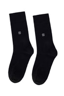 Male Black Cotton Socks | Derimod