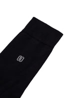 Male Black Cotton Socks | Derimod