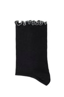 Women's Black Cotton Socks | Derimod