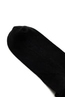 Women's Black Silver Cotton Socks | Derimod