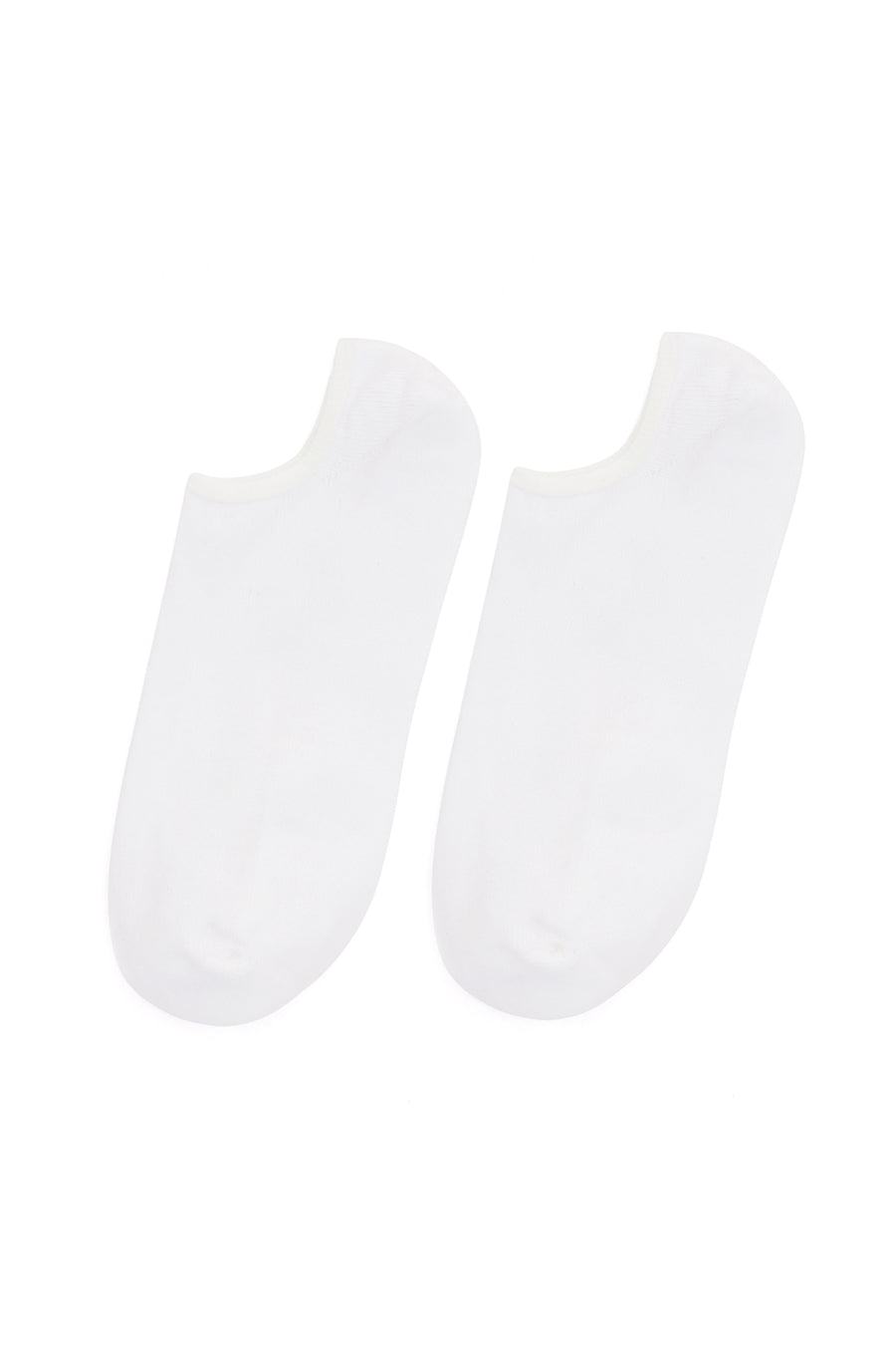 Women's White Cotton Short Socks 000A2C40086F | Derimod