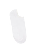 Women's White Cotton Short Socks | Derimod