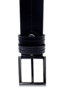 Men's Black Leather Belt | Derimod