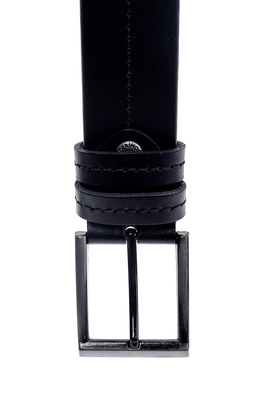 Men's Black Leather Belt