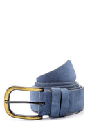 Men's Suede Leather Belt | Derimod