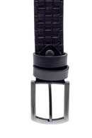 Men's Knitted Pattern Belt | Derimod