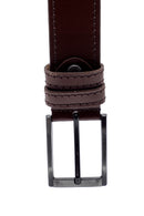 Men's Tan Leather Belt | Derimod