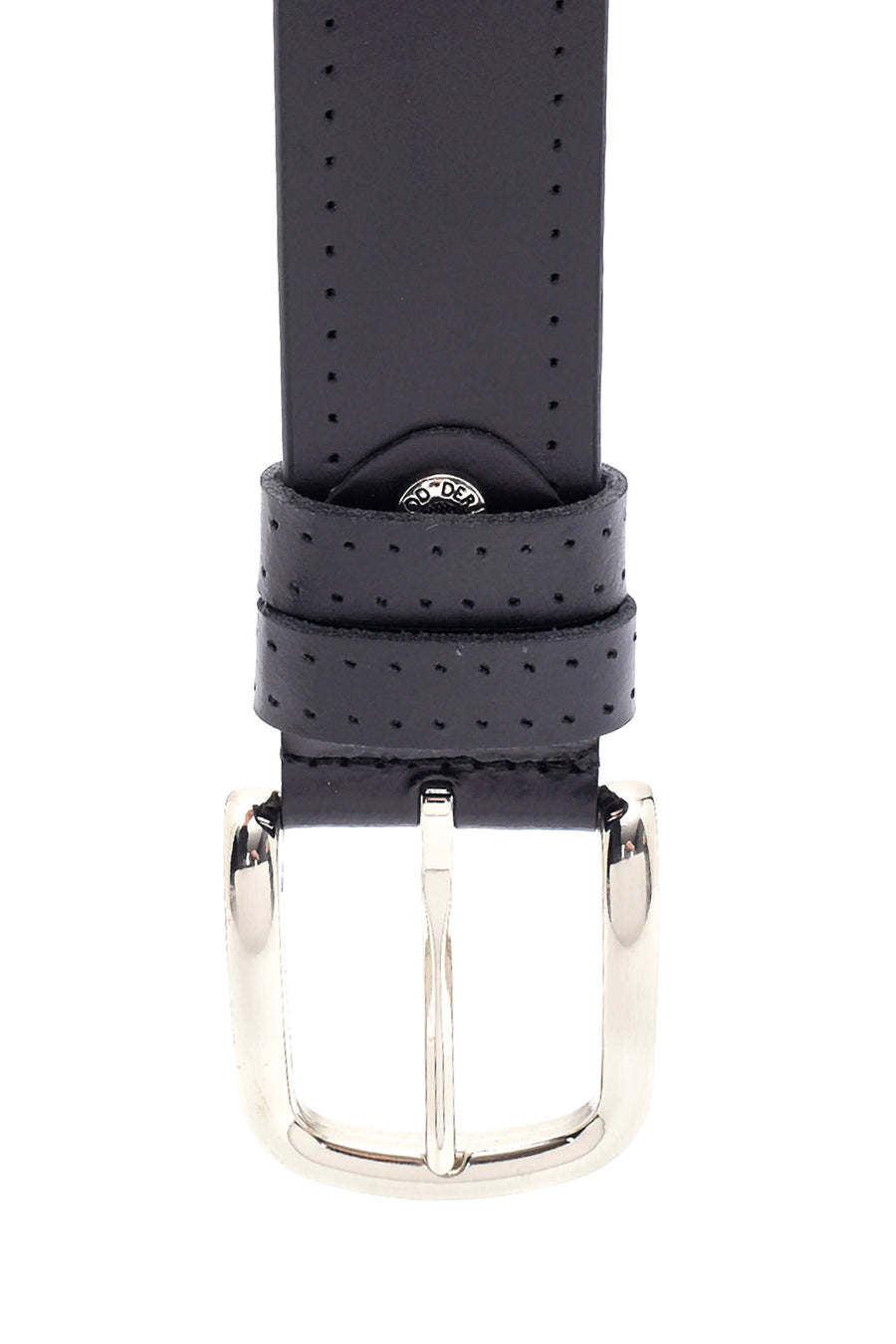 Men's Black Leather Belt