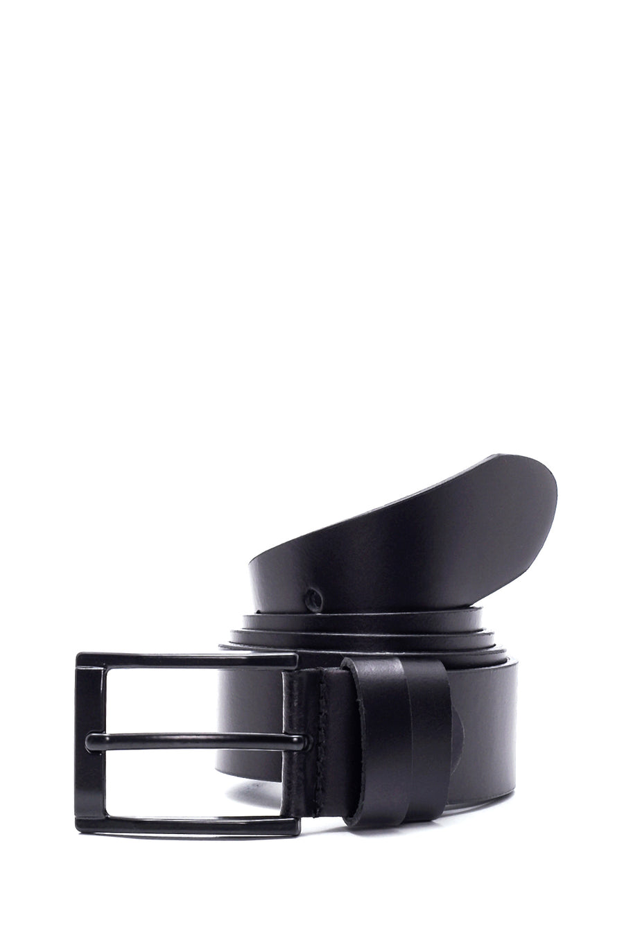 Men's Black Leather Belt 000A2D1302118 | Derimod