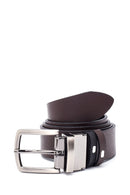 Men's Black Leather Belt | Derimod