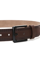 Men's Brown Leather Belt | Derimod