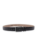 Men's Black Leather Belt | Derimod