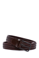 
Men's Brown Braided Leather Belt
 | Derimod
