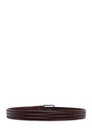 
Men's Brown Braided Leather Belt
 | Derimod