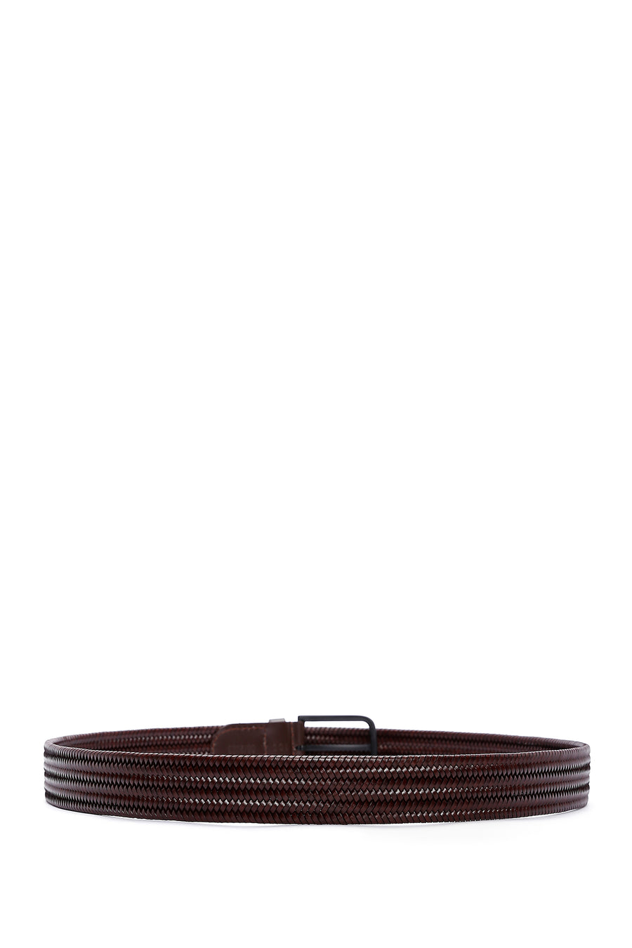 
Men's Brown Braided Leather Belt
