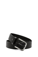 
Men's Black Printed Leather Belt
 | Derimod