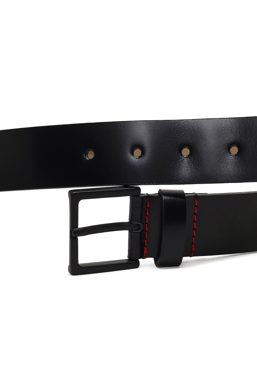 Men's Black Leather Belt