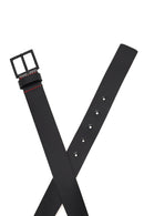 Men's Black Leather Belt | Derimod