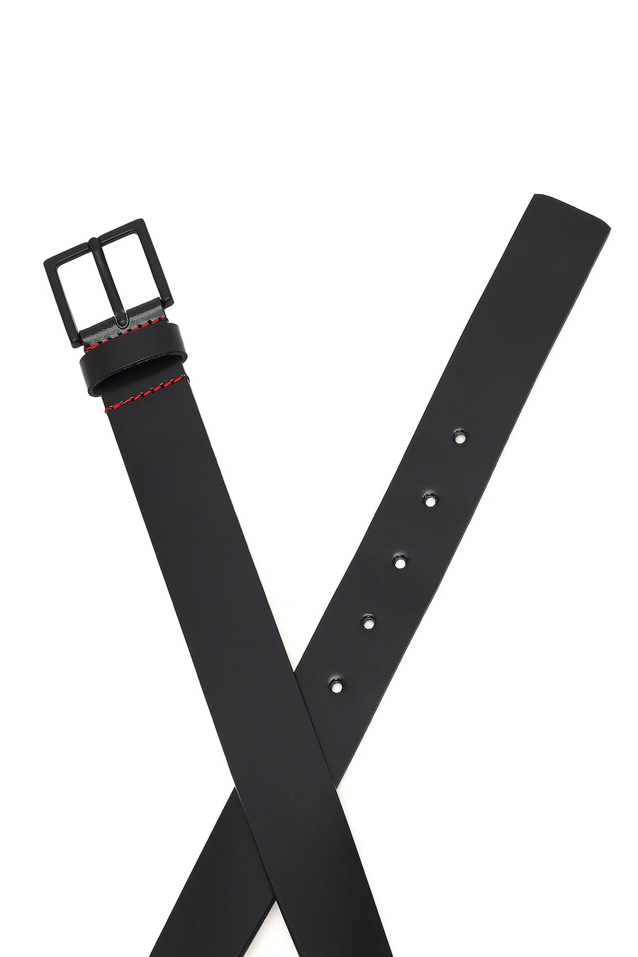 Men's Black Leather Belt