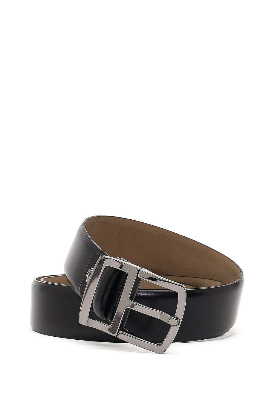 Men's Black Leather Belt 000A2D1306018 | Derimod