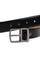 Men's Black Leather Belt | Derimod