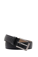 Male Black Leather Belt | Derimod