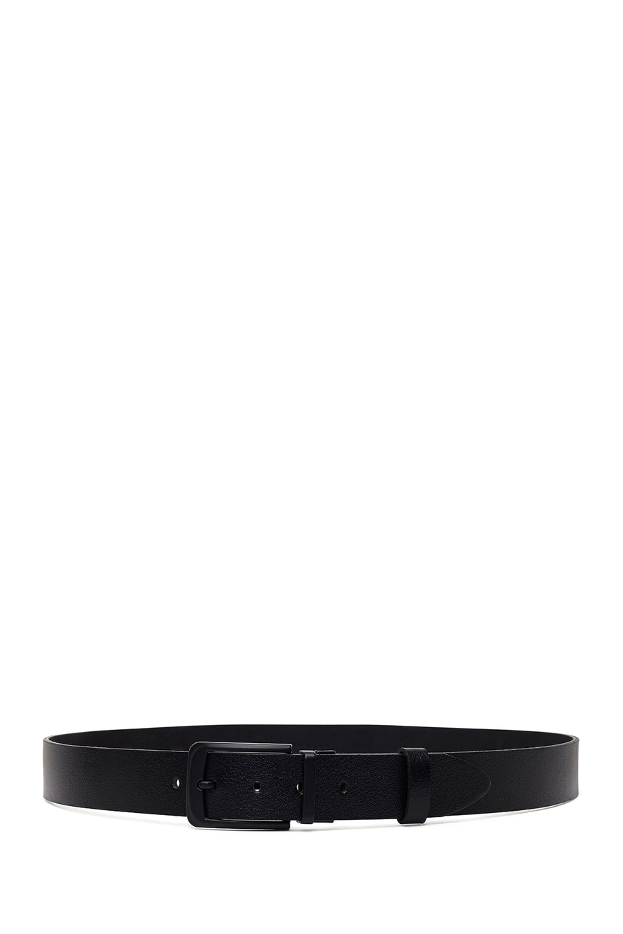 Men's Black Leather Belt