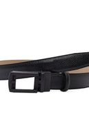 Men's Black Leather Belt | Derimod
