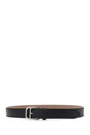 Men's Black Leather Belt | Derimod