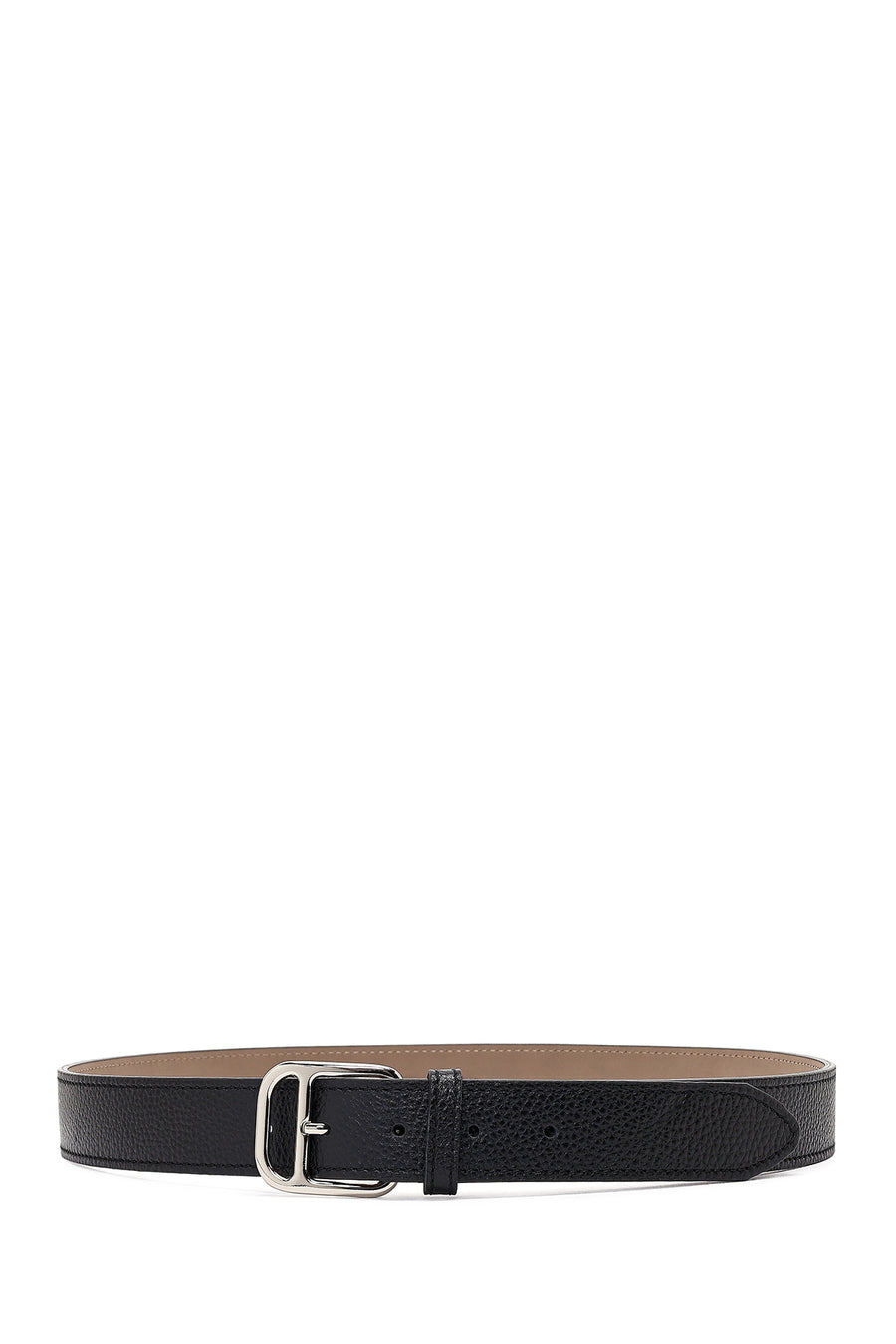 Men's Black Leather Belt