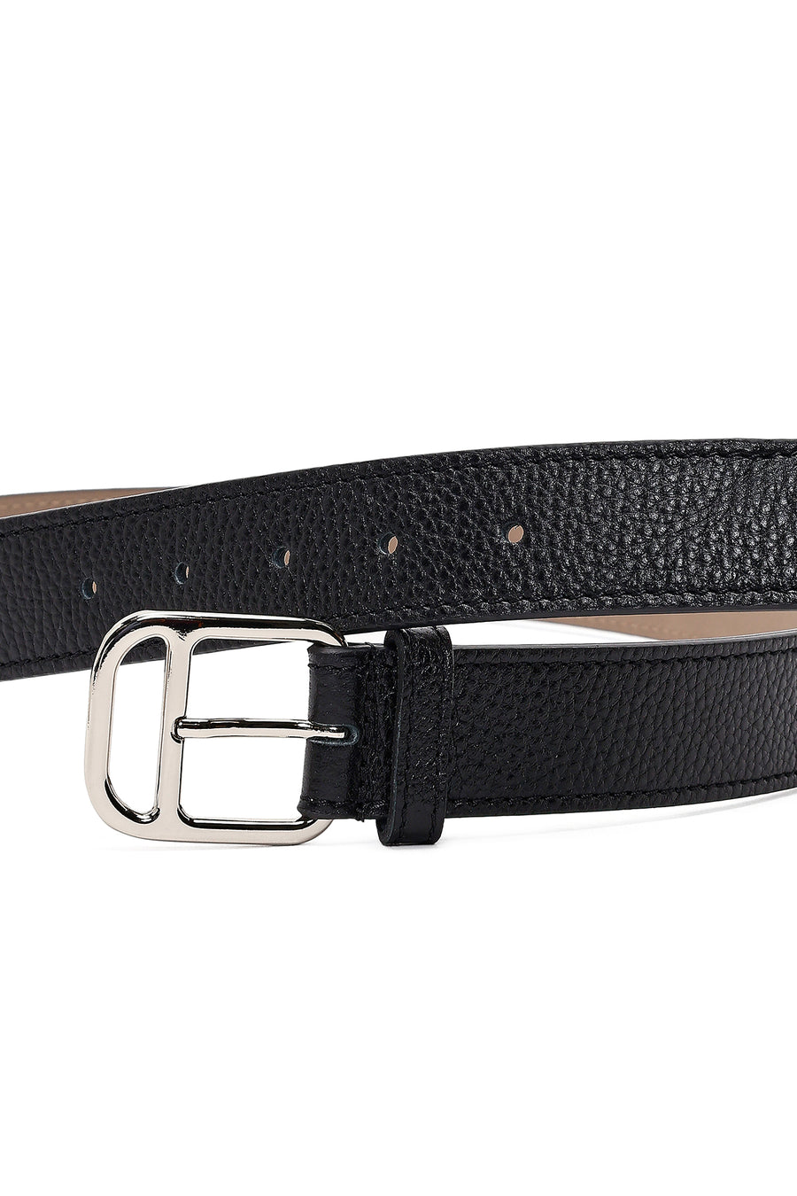 Men's Black Leather Belt