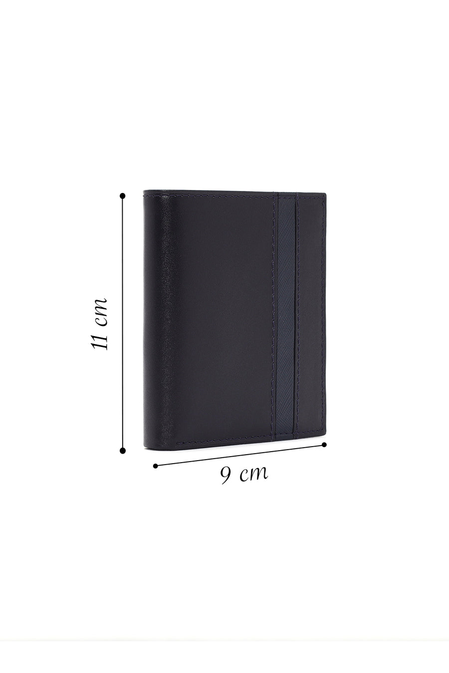 Men's Navy Blue Leather Wallet