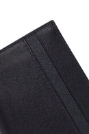 Men's Navy Blue Leather Wallet | Derimod
