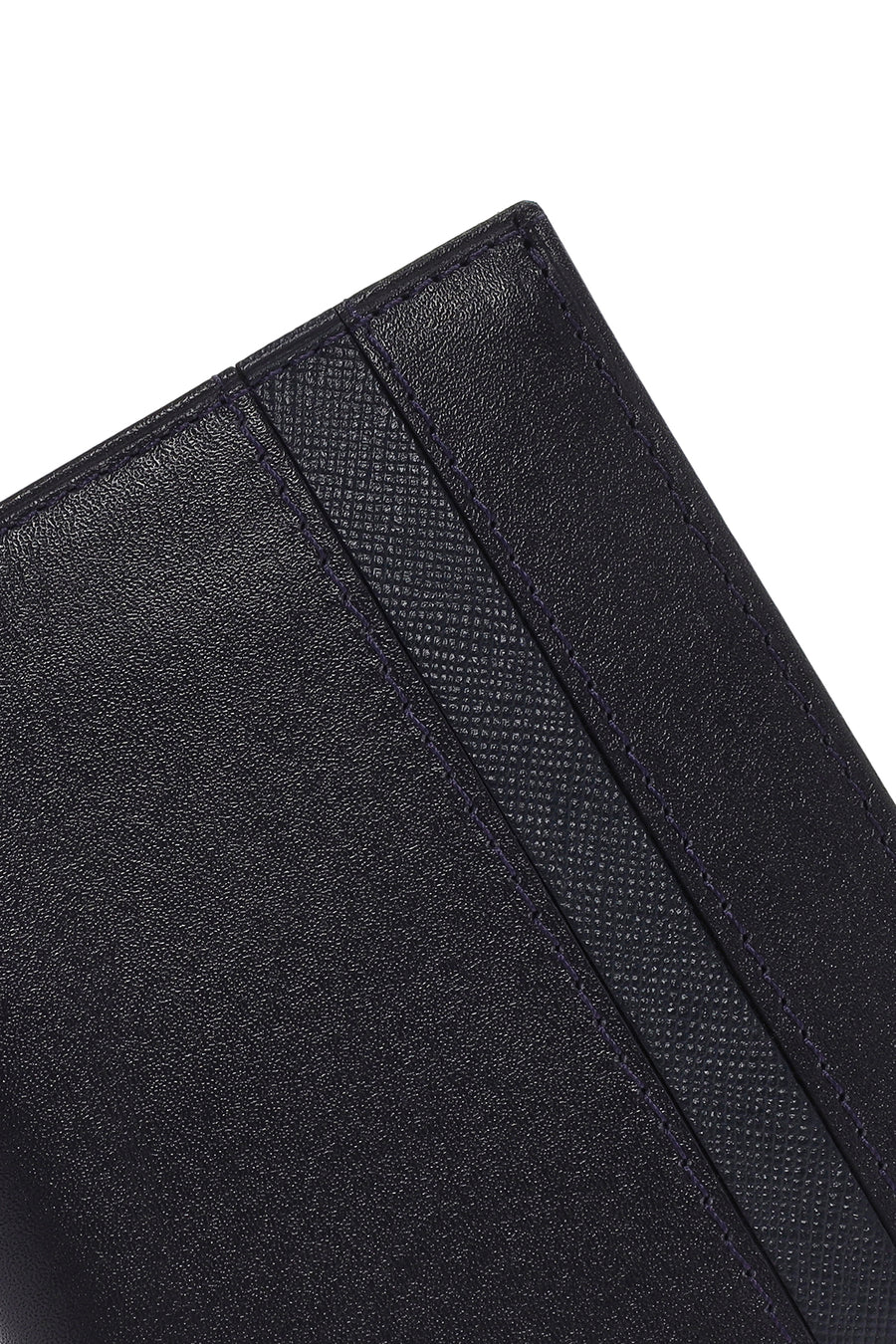 Men's Navy Blue Leather Wallet