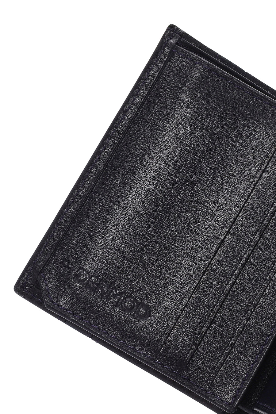 Men's Navy Blue Leather Wallet