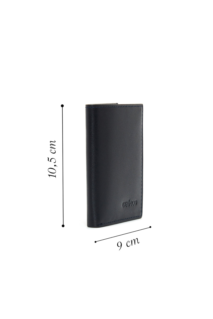 Men's Navy Blue Leather Card Holder